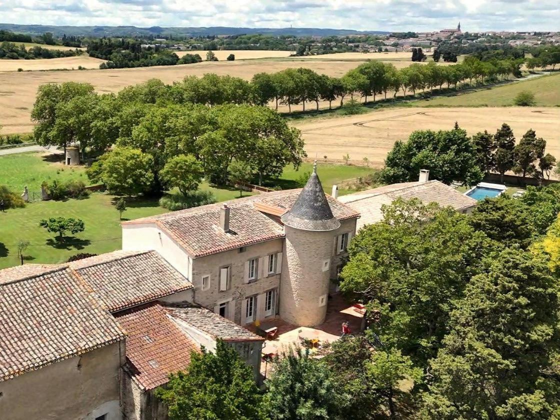Domaine De Lanis - Maison D'Hotes Avec Parc Et Piscine 卡斯泰尔诺达里 外观 照片