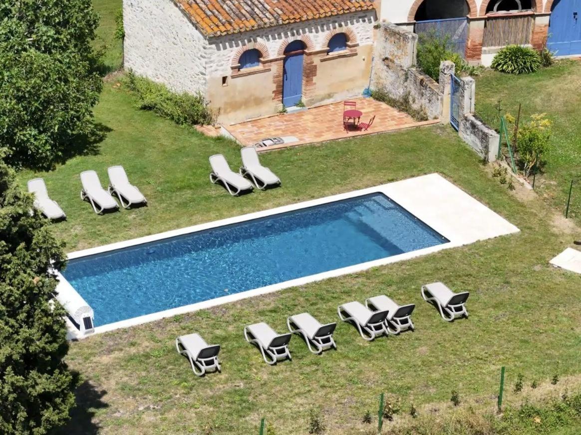Domaine De Lanis - Maison D'Hotes Avec Parc Et Piscine 卡斯泰尔诺达里 外观 照片