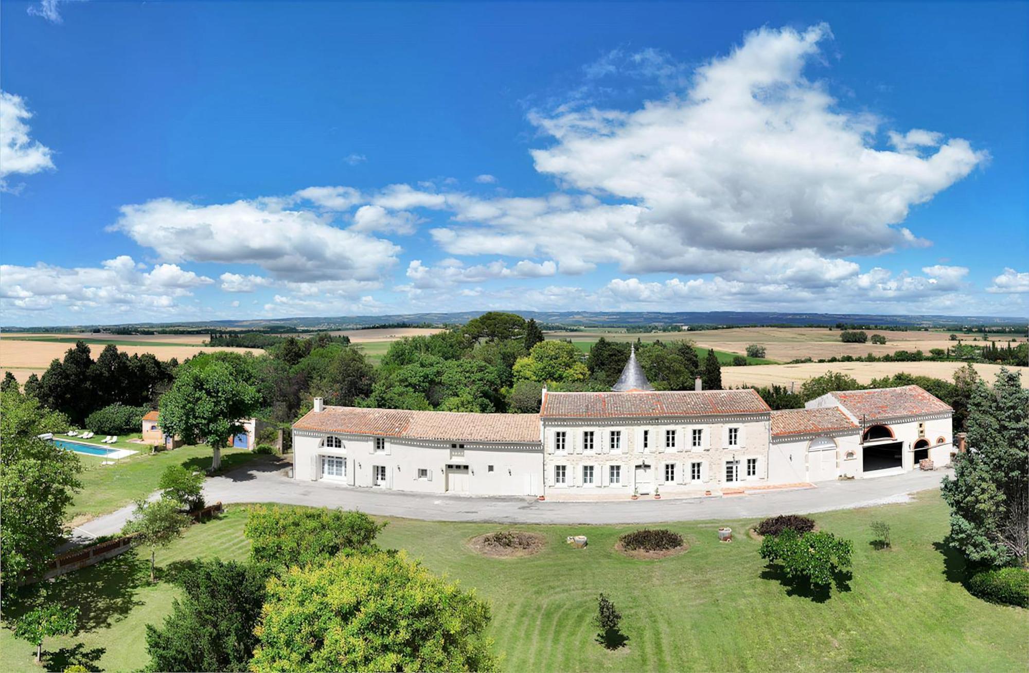 Domaine De Lanis - Maison D'Hotes Avec Parc Et Piscine 卡斯泰尔诺达里 外观 照片